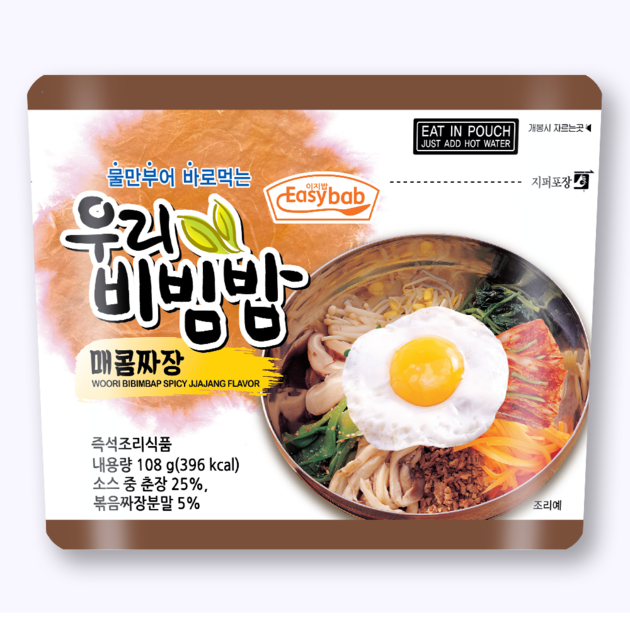참미 휴대용 즉석 우리 비빔밥 108g - 매콤짜장